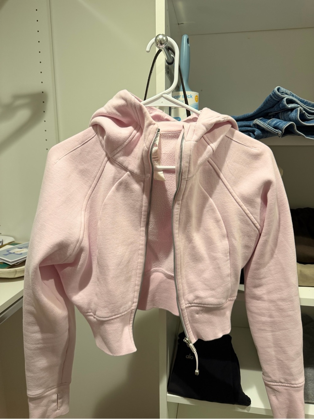 LULULEMON CROPPED SCUBA PINK - Picture 3 of 3